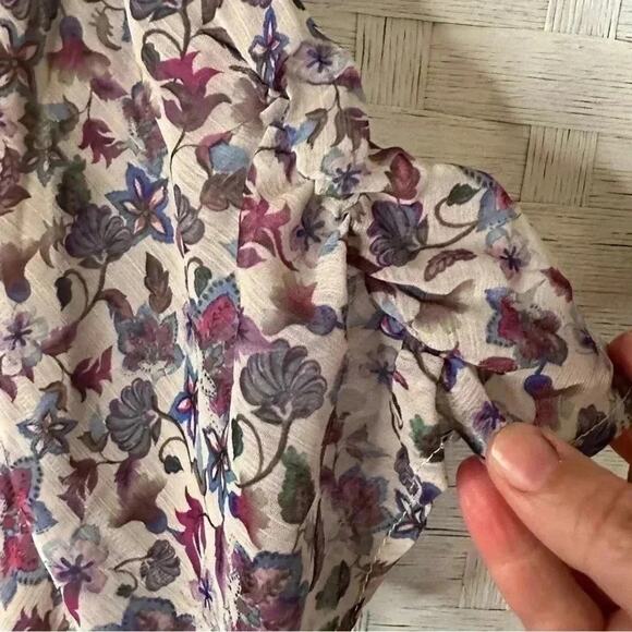 Torrid floral Faux Wrap babydoll bohemian hippie romantic feminine plus size - Picture 3 of 8